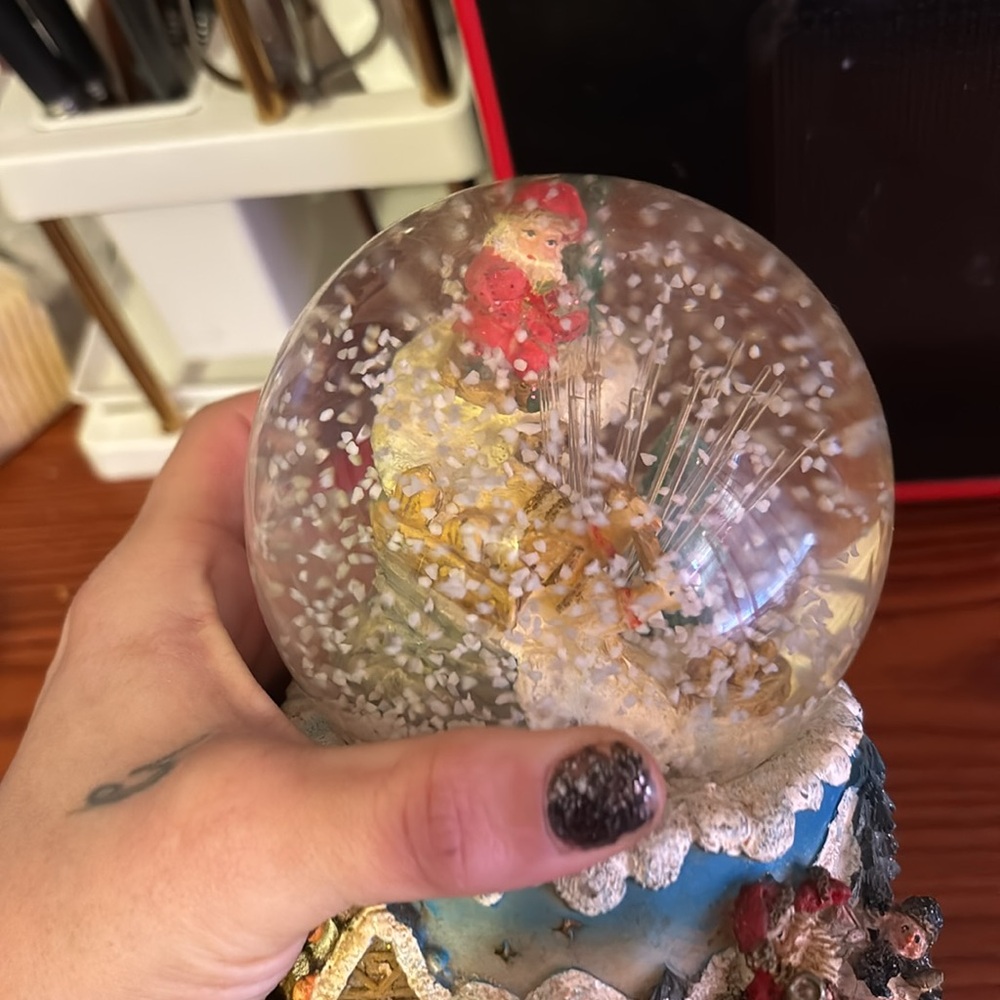 Christmas snow globe